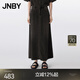 JNBY/江南布衣25夏半身裙萊賽爾牛仔柔軟A型簡(jiǎn)約通勤休閑5P4D14410 998/牛仔深灰 L