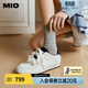 MIO米奧蕾絲德訓鞋2026春季新款薄底珍珠單鞋運動(dòng)鞋芭蕾皮鞋女鞋 米白色 36 (230mm)