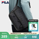 FILA 【黑武士】斐樂(lè )官方男包挎包2026春新款滿(mǎn)印休閑單肩斜挎隨身包 正黑色-BK XS