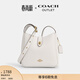 蔻馳（COACH）奧萊女士女包HADLEY多功能斜挎包單肩包通勤 IM/粉筆白色