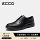 愛(ài)步（ECCO）商務(wù)皮鞋男 通勤正裝鞋德比鞋 都市倫敦系列525614 黑色40