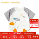 巴拉巴拉【balaOne】童裝寶寶短袖t恤嬰兒上衣2026夏季時(shí)尚萌