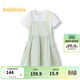 巴拉巴拉女童裙子兒童連衣裙2025夏大童速干工裝【商場(chǎng)同款】202225111051