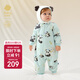babycare兒童山茶花夾棉連體衣冬季加厚外穿保暖爬服 抱抱熊貓 80cm