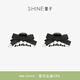 萱子（SHINE）甜美簡(jiǎn)約黑色抓夾可愛(ài)蝴蝶結對夾優(yōu)雅精致發(fā)飾新款生日禮物 黑色 2個(gè)