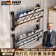 京好貨德國品質(zhì)鞋架家用門(mén)口小窄多層新款門(mén)后收納神器壁掛式小型鞋架子 30長(cháng)-可折疊【可放2雙鞋】