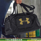 安德瑪（Under Armour）健身包男女同款新款大容量旅行包收納包籃球包運動(dòng)包 黑色【安德瑪金標】 輕松收納/助力出行