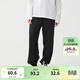 巴拉巴拉童裝兒童褲子男童女童長(cháng)褲秋冬裝運動(dòng)百搭休閑褲時(shí)尚衛褲束腳褲潮 【秋】黑色-棉感單層 150