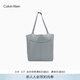 Calvin Klein女包氣質(zhì)通勤字母壓紋ck大容量便攜單肩手提購物袋包水桶包禮物
