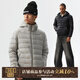 MEDM輕薄百搭外套冬季戶(hù)外防水保暖連帽排骨羽絨服男女 灰綠色 2XL