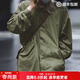 馬登工裝美式復古M65戰壕派克服魚(yú)尾風(fēng)衣parka中長(cháng)款大衣外套男春 軍綠色 (寬松，大2碼) S