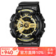 卡西歐（CASIO）手表男 G-SHOCK黑金黑武士多功能雙顯運動(dòng)防水防震男表情人節禮物 GA-110GB-1A