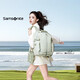 新秀麗（Samsonite）女士雙肩包旅行包書(shū)包15.6英寸NT0淺綠色大號生日禮物送女友