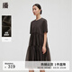 播商場(chǎng)同款連衣裙女休閑寬松中長(cháng)款蛋糕裙BDR3LD1970 G40煙宵 S