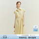 范思藍恩正式場(chǎng)合黃色面試連衣裙女夏季氣質(zhì)通勤無(wú)袖襯衫裙12074 黃色 S