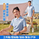 恒爍達夏季工作服polo衫冰絲短袖T恤定制印logo汽車(chē)銷(xiāo)售文化衫訂做衣服 A款230克【7A抗菌索羅娜冰感親膚】 S