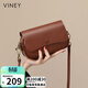 viney牛皮包包女包迷你手機包洋氣單肩斜挎包生日禮物高級感送女友老婆