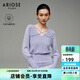 艾諾絲雅詩(shī)ARIOSEYEARS冬季新款設計感100%綿羊毛針織衫女毛衣31028019 鳶尾紫 M