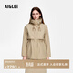 AIGLE艾高女士外套GORE-TEX沖鋒衣功能面料防風(fēng)防水透汽運動(dòng)休閑夾克 杏色 BP161 38
