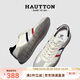 皓頓（HAUT TON）運動(dòng)休閑鞋子男2026夏季新款頭層牛皮德訓鞋時(shí)尚低幫板鞋YD350