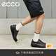愛(ài)步（ECCO）樂(lè )福鞋 春季時(shí)尚舒適袋鼠鞋男女同款牛皮休閑鞋增高 552504 黑色55250490000 39