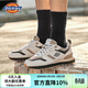 Dickies男士老爹鞋復古休閑鞋增高男鞋夏季透氣跑鞋運動(dòng)鞋子 43  灰綠