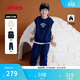NEW BALANCE4-14歲男女童春秋新品套裝時(shí)尚背心三件套