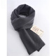 日本圍巾秋冬保暖男女通用多色可選時(shí)尚圍脖情侶款 深灰色