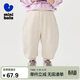 迷你巴拉男女童褲子春季新品彈力香蕉褲彎刀褲【商場(chǎng)同款】