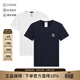 VERSACE JEANS COUTURE范思哲主線(xiàn) 男士貼身圓領(lǐng)短袖內衣T恤打底衫兩件套裝男裝 AU10193 A232741 A40I 白色/藏青色 L /品牌原碼5
