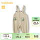 巴拉巴拉童裝寶寶褲子嬰兒男童休閑褲背帶褲立體充棉造型可愛(ài)萌趣