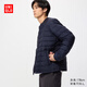 優(yōu)衣庫男女裝高級輕型羽絨便攜式茄克夾克外套排骨羽絨服478275 69 藏青色 XL