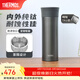 膳魔師（THERMOS）鈦杯純鈦保溫杯辦公咖啡杯戶(hù)外露營(yíng)茶杯定制團購水杯生日禮物TCTC 太空灰【升級鈦茶隔】 530ml