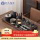 蘇氏陶瓷茶具套裝自動(dòng)燒水壺云海茶盤(pán)茶臺配整套釉畫(huà)彩千里江山組