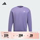 adidas休閑加厚圓領(lǐng)運動(dòng)衛衣套頭衫男女新款阿迪達斯官方輕運動(dòng)   魔幻淡紫   M