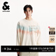 杰克·瓊斯（JACK&JONES）男裝衛衣時(shí)尚百搭個(gè)性拼色扎染全棉寬松圓領(lǐng)長(cháng)袖上衣225333109 C00米白色 常規 L （180）