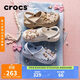 CROCS卡駱馳貝雅洞洞鞋沙灘鞋|10126 卵石色-2V3 37/38(230mm)