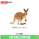 思樂(lè )（Schleich S）仿真野生動(dòng)物模型袋鼠河馬犀牛小熊貓灰熊猩猩兒童玩具生 袋鼠14756