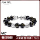 AWNL須彌星辰金曜石北歐M隕石手鏈男手串小眾輕奢飾品送男友生日禮物 金曜石 L碼 推薦手圍16-17CM