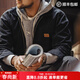 馬登工裝底特律獵裝夾克男美式復古J001巴恩風(fēng)翻領(lǐng)谷倉外套春季新款 黑色 【男士休閑外套/高級感痞帥/底特律變人】 L