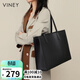 viney牛皮包包女包大容量托特包輕奢單肩大包生日禮物高級感送女友老婆