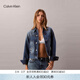 Calvin KleinJeans26早春新款女士經(jīng)典字母貼布ck美式工裝風(fēng)純棉潮殼牛仔外套 3NL-牛仔藍 S