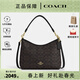 蔻馳（COACH）Laurel 31單肩斜挎手提包流浪包腋下包女包情人節送女生禮物 胡桃木色配黑色