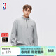 NBA【新款】官方休閑套頭中性衛衣男（湖人/勇士/獨行俠/快船/騎士 淺灰(洛杉磯快船) XL