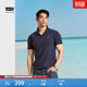 Levi's李維斯冰酷系列男士美式復古經(jīng)典時(shí)尚休閑簡(jiǎn)約短袖Polo衫 藏青色 004KC-0002 L