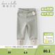 戴維貝拉（DAVE＆BELLA）加絨兒童打底褲彈力女童褲子小童休閑褲冬季新款女寶寶長(cháng)褲童褲 灰色【現貨】 110 cm（建議身高100-110cm）