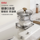 OOU雪平鍋輔食鍋家用不銹鋼不粘鍋熱牛奶煮泡面湯鍋一人食日式小奶鍋 雪平鍋（含蒸籠） 18cm