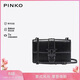 PINKO【品高】女包光面單肩斜挎燕子包休閑包禮物100053A124