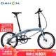大行（DAHON）P10折疊自行車(chē)20英寸10速鋁合金成人通勤V剎 PAA003 消光灰藍