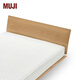 MUJI使用易干抗菌填充物的床褥床笠軟墊褥墊床上用品學(xué)生宿舍 白色 150cm*200cm 床墊罩式 雙人床用